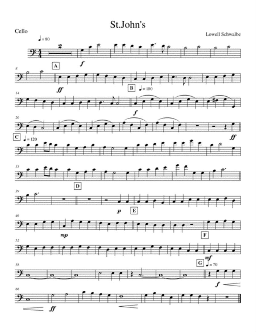 St. John's St. John's Full Orchestra scores gallery preview page 5