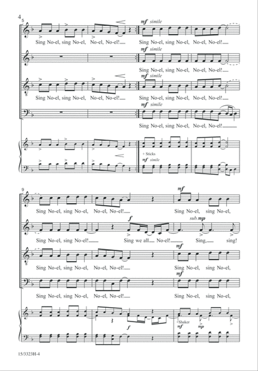 African Noel African Noel 4-Part scores gallery preview page 4