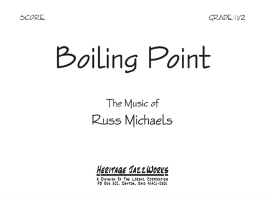 Boiling Point Jazz Ensemble scores gallery preview page 1