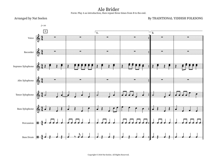 Ale Brider Small Ensemble scores gallery preview page 1