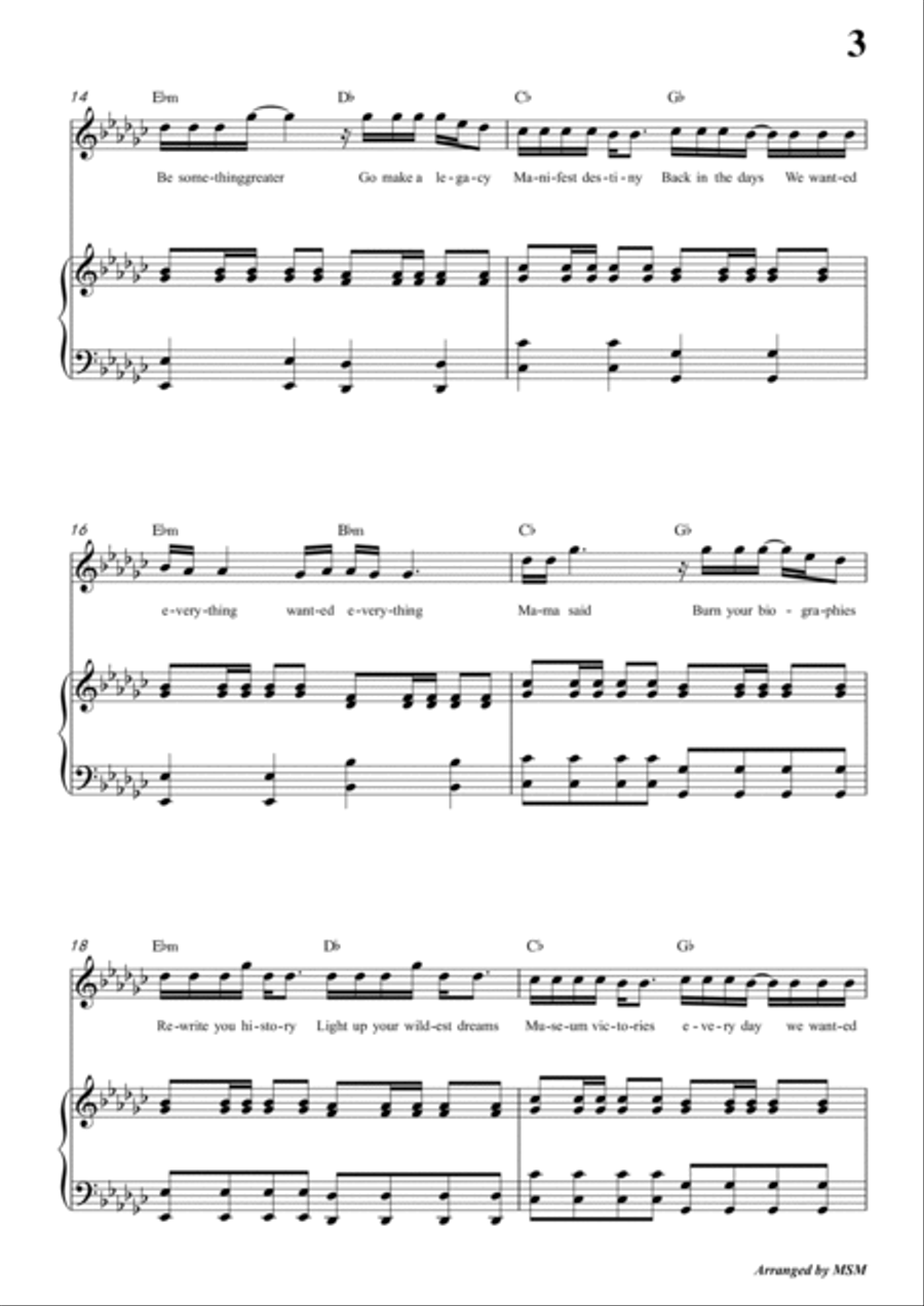 Panic Panic Panic Panic Voice scores gallery preview page 5