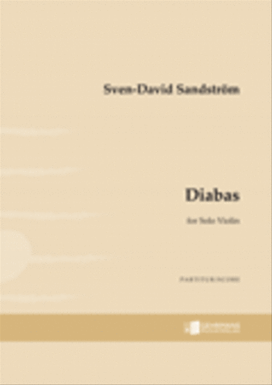 Diabas Violin Solo scores gallery preview page 1