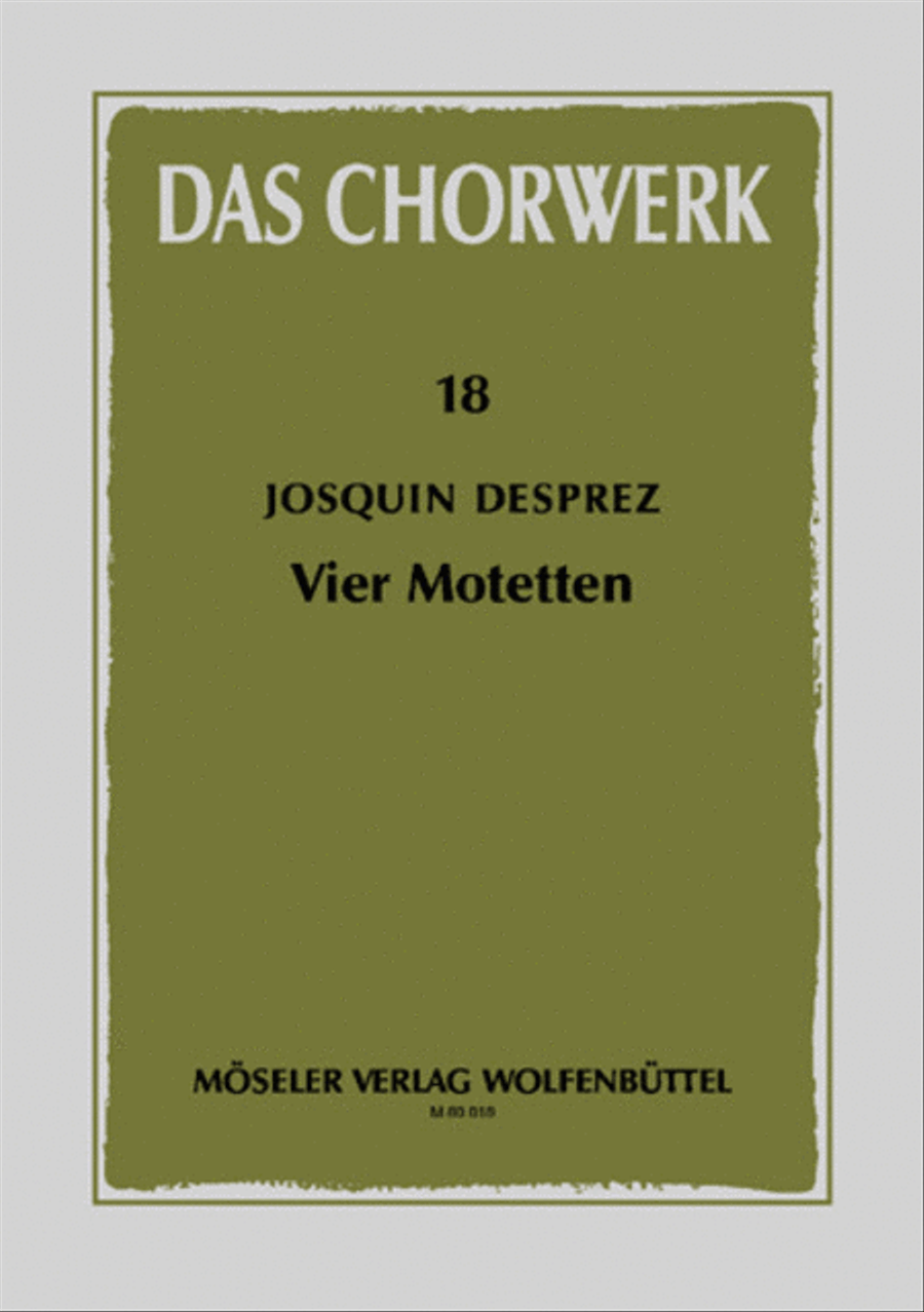 Vier Motetten Mixed Choir scores gallery preview page 1