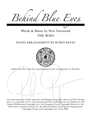 Book cover for Behind Blue Eyes