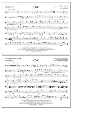 Sing - Trombone 1