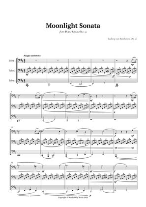 Moonlight Sonata by Beethoven for Tuba Trio