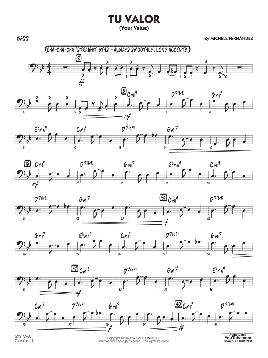 Tu Valor (Your Value) - Bass