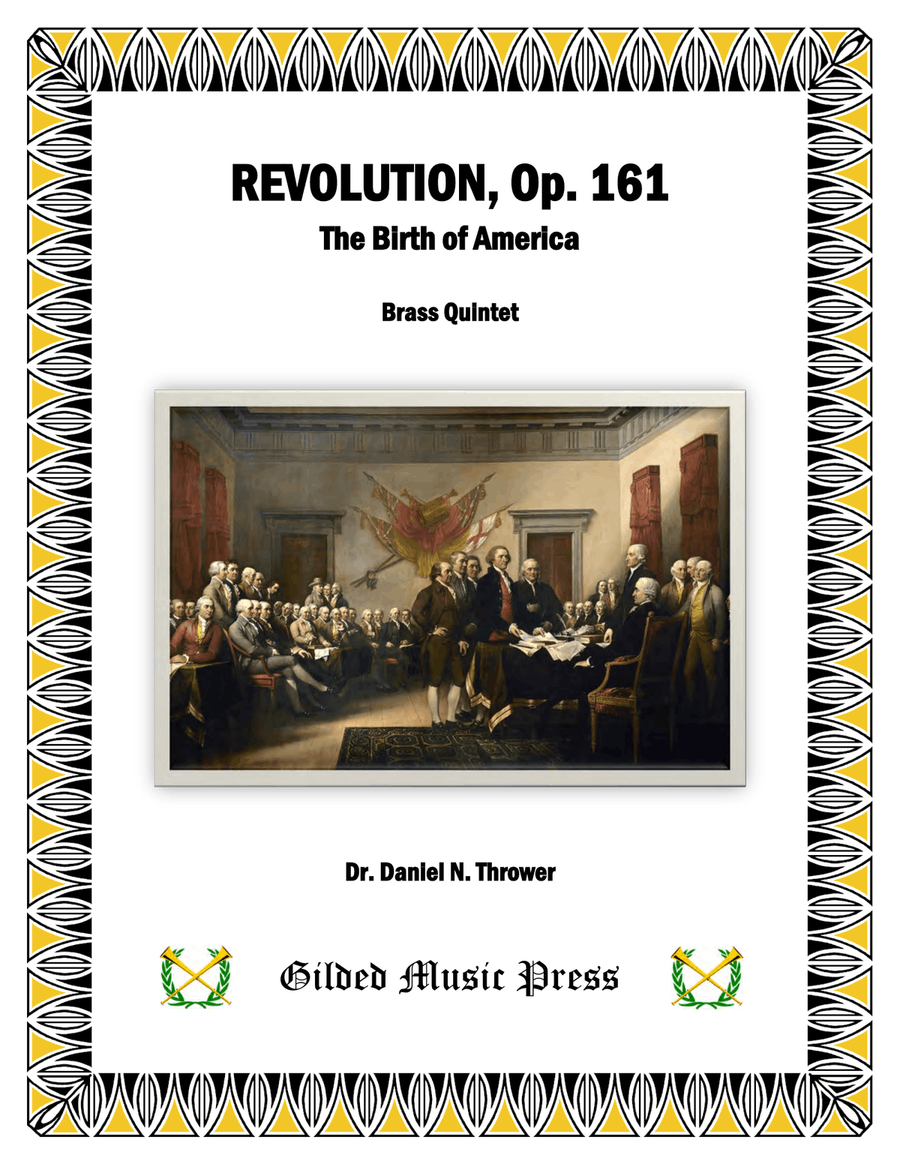 Revolution: The Birth of America, Op. 161 Brass Quintet scores gallery preview page 1