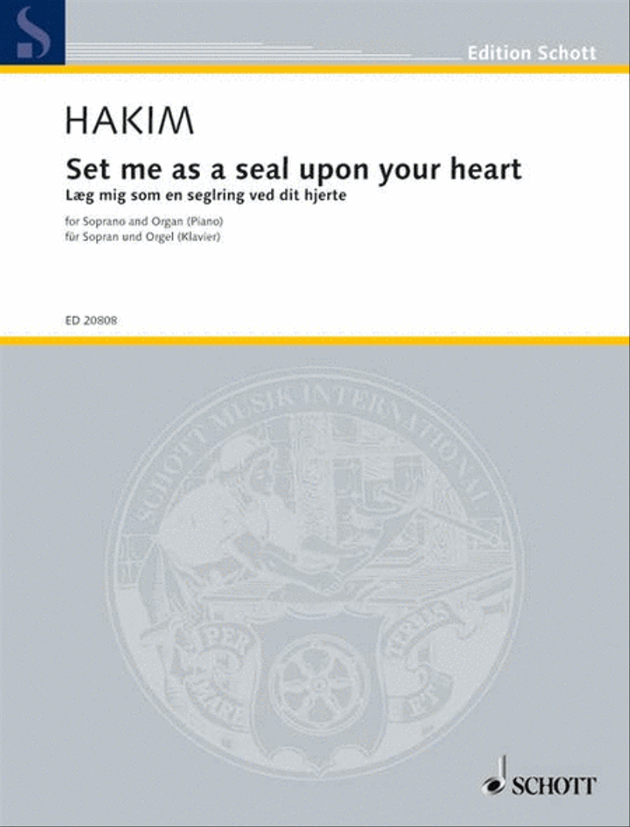 Set me as a seal upon your heart Organ scores gallery preview page 1