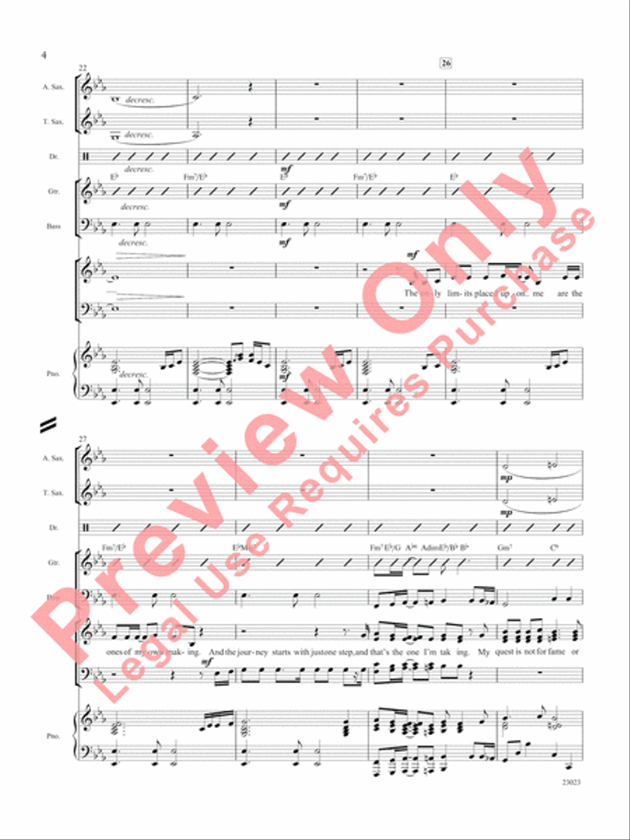 The Journey The Journey Choir scores gallery preview page 5