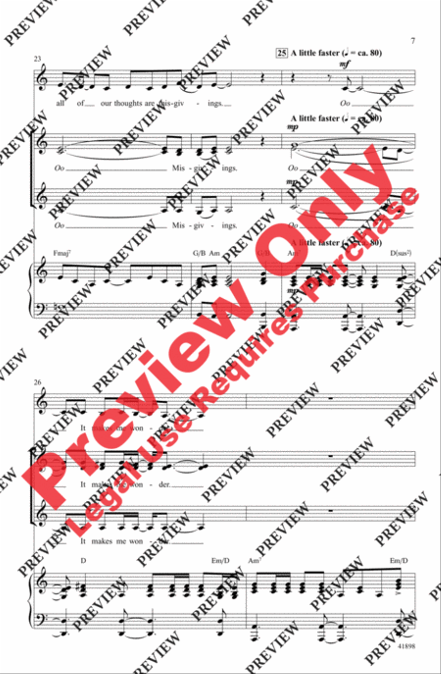 Stairway to Heaven Women's Choir scores gallery preview page 6