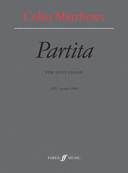 Matthews C/Partita (Solo Violin)