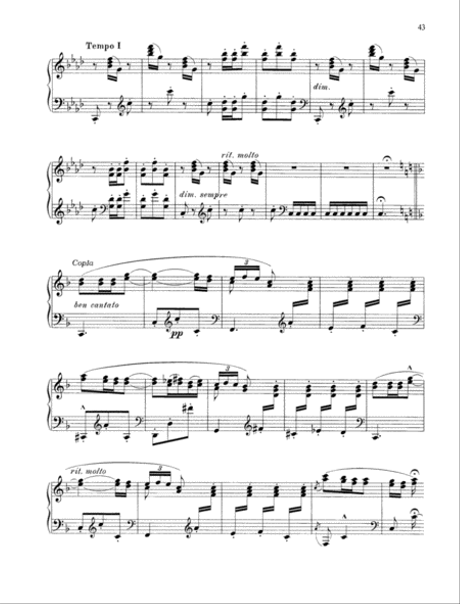 Aragon Piano Solo scores gallery preview page 4