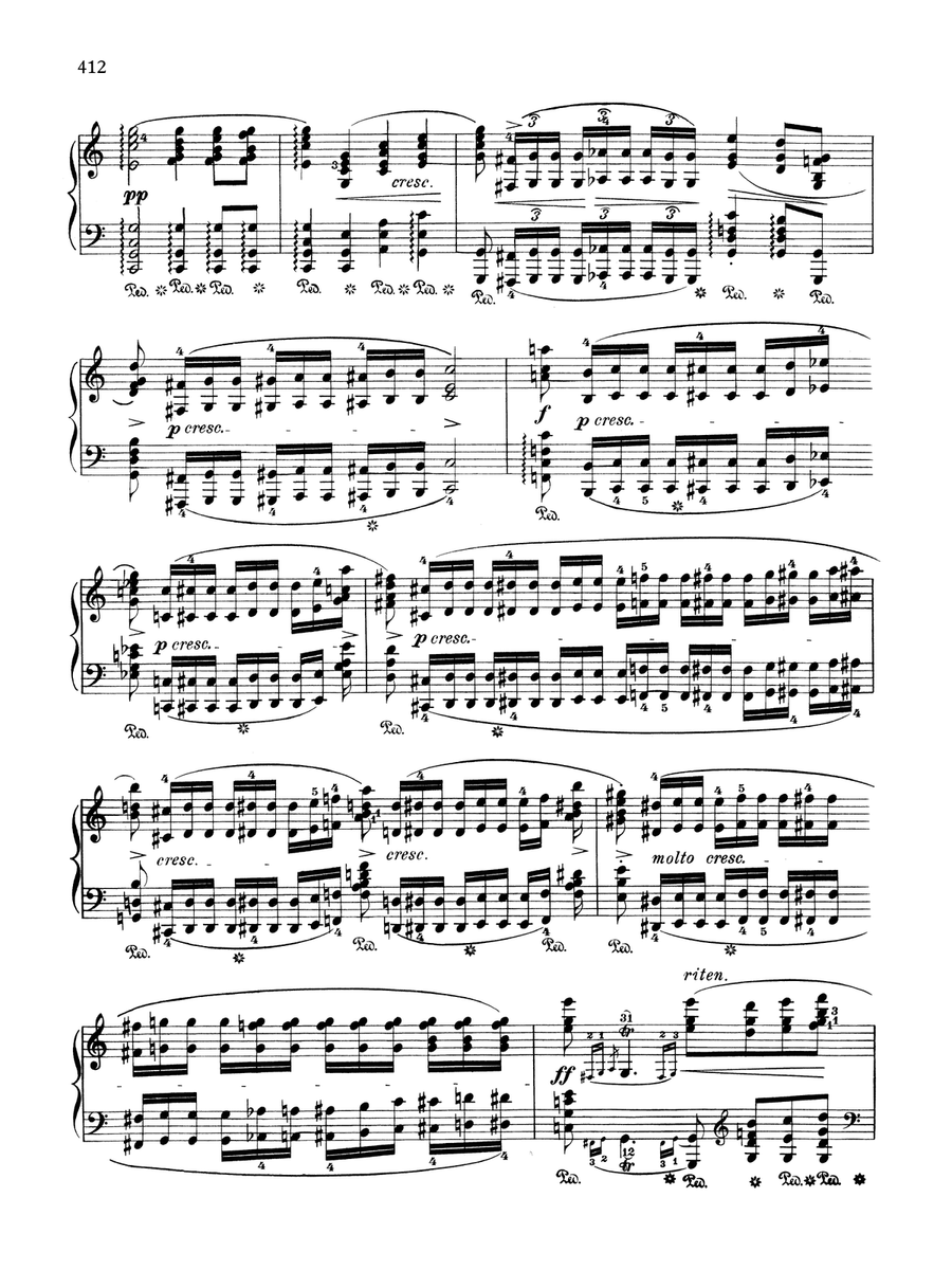 Nocturne in C minor, Op. 48, No. 1 Piano Solo scores gallery preview page 3