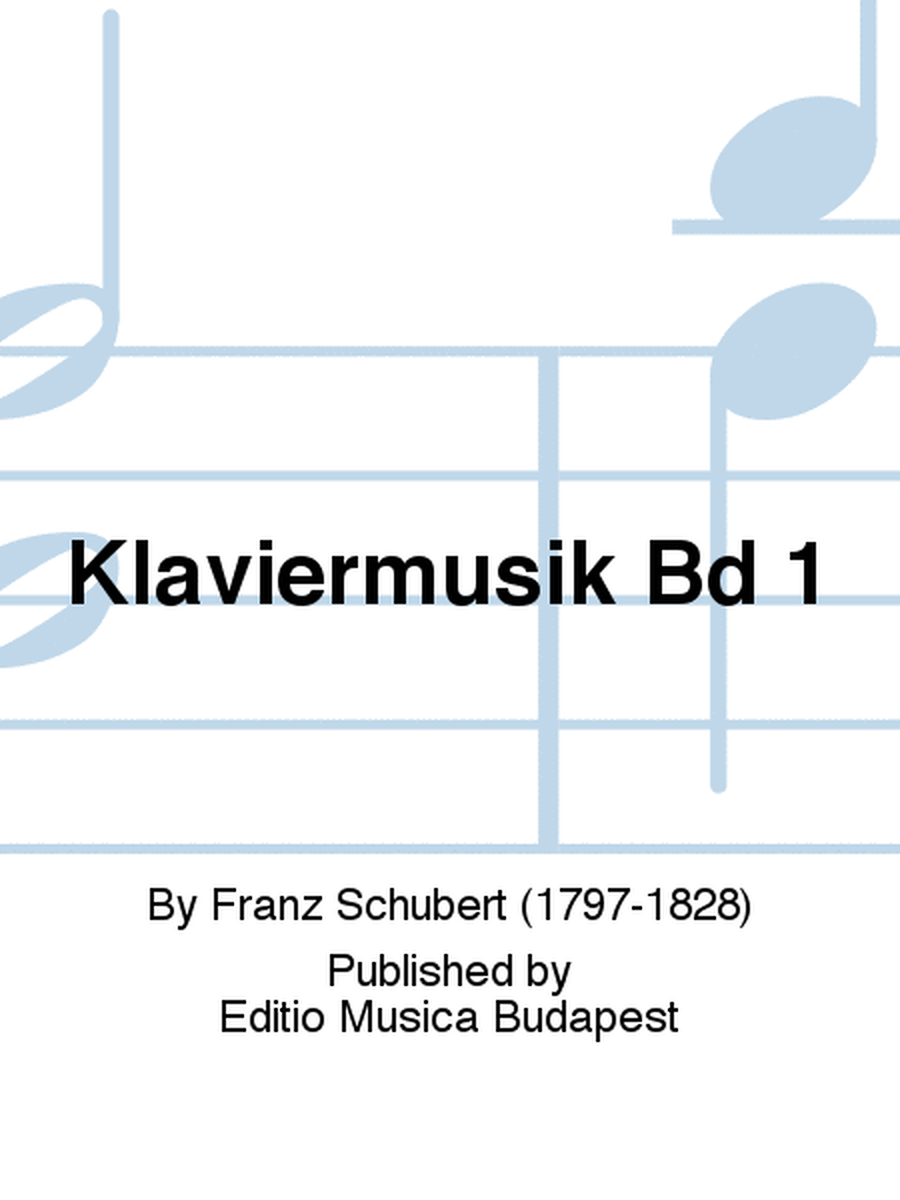 Klaviermusik Bd 1