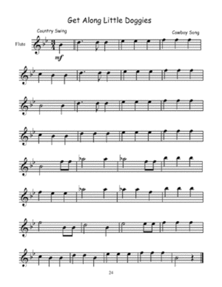 101 Easy Songs for Flute