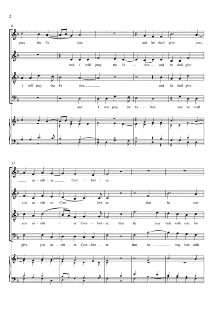 If Ye Love Me, Keep My Commandments 4-Part scores gallery preview page 3