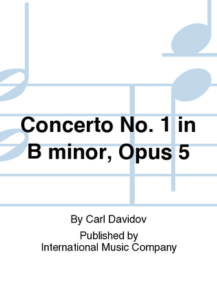 Book cover for Concerto No. 1 In B Minor, Opus 5