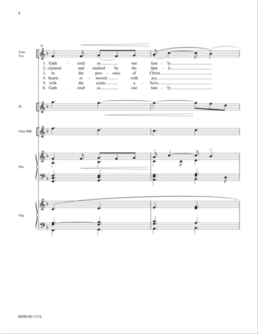 Gathered in God's Name Gathered in God's Name Choir scores gallery preview page 4