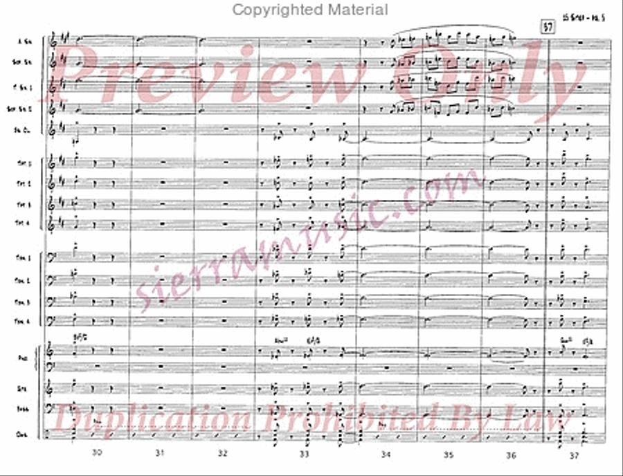 Boop Boo Be Doop Boop Boo Be Doop Jazz Ensemble scores gallery preview page 6