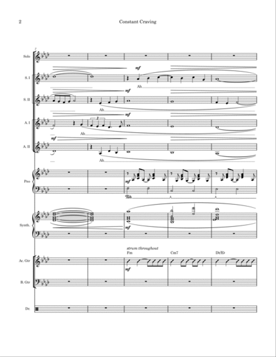 Constant Craving Small Ensemble scores gallery preview page 2