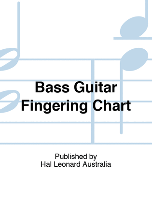 Bass Guitar Fingering Chart