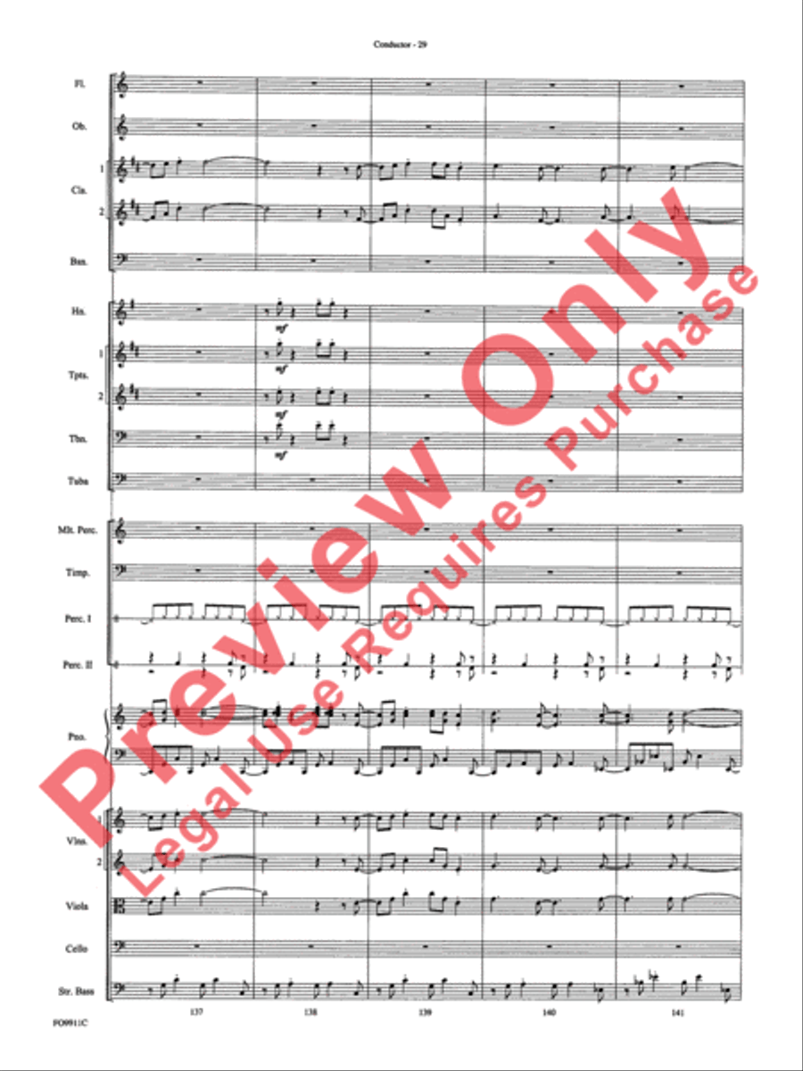 A Charlie Brown Christmas Full Orchestra scores gallery preview page 32