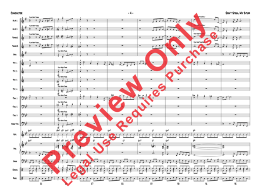 Don't Steal My Stuff Don't Steal My Stuff Jazz Ensemble scores gallery preview page 27