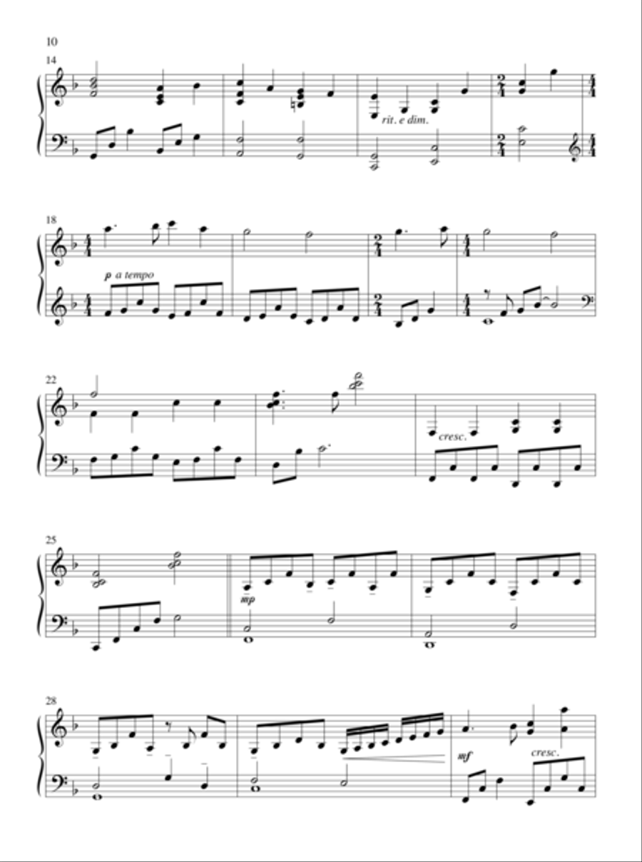Christmas Impressions Piano Solo scores gallery preview page 6