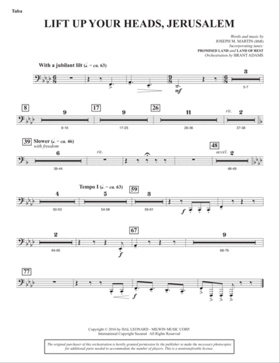 Sacred Places - Tuba Choir scores gallery preview page 5