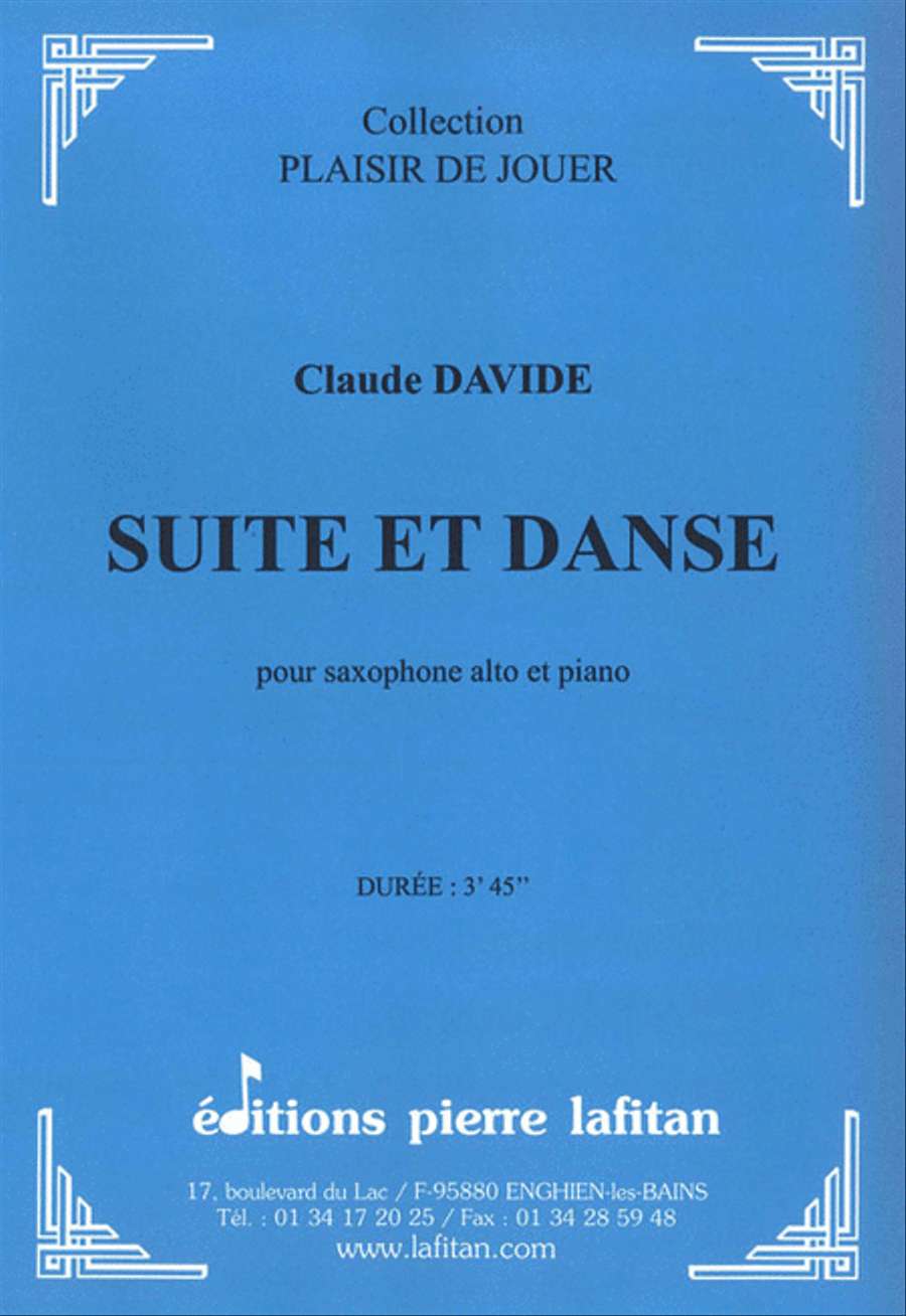Suite et Danse Suite et Danse Alto Saxophone scores gallery preview page 1