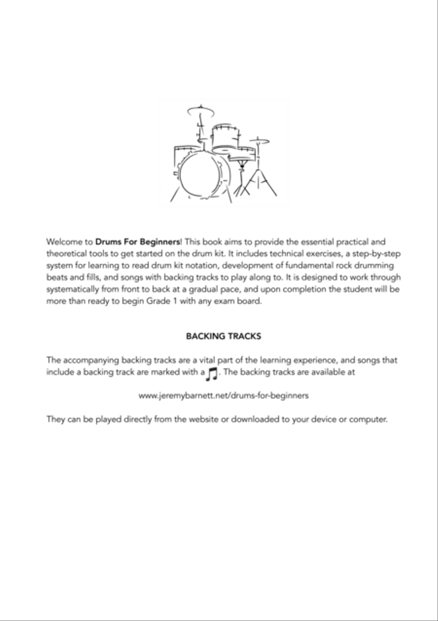 Drums For Beginners Drum Set scores gallery preview page 3