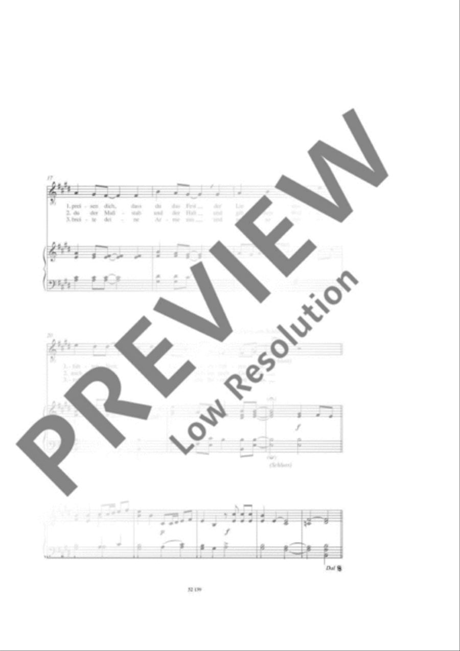 Gott, unser Festtag ist gekommen High Voice scores gallery preview page 3