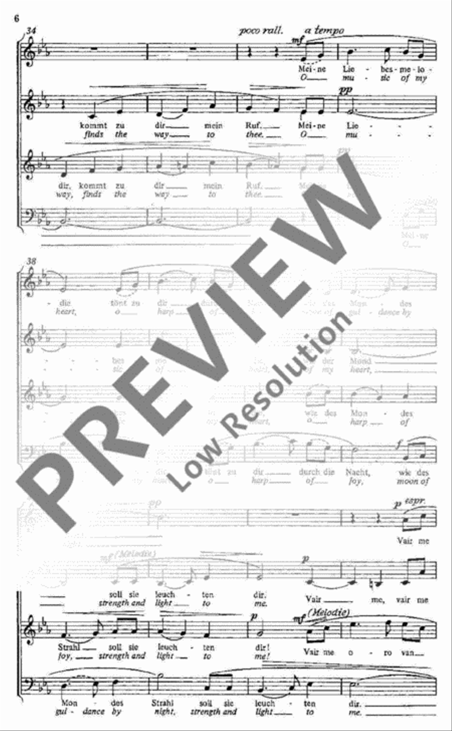 4 British Folk Songs 4-Part scores gallery preview page 7