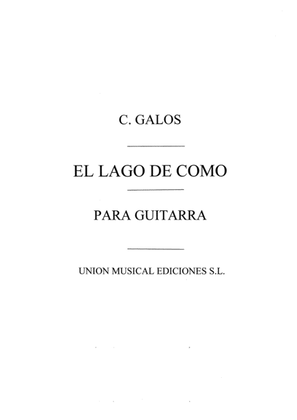 Book cover for El Lago De Como Nocturno