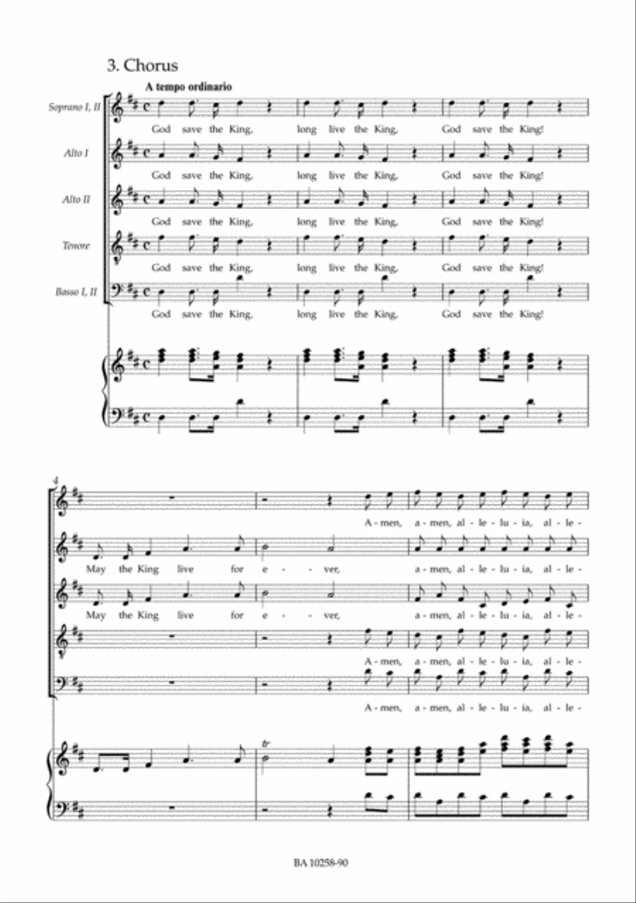 Zadok the priest HWV 258 Zadok the priest HWV 258 Choir scores gallery preview page 3