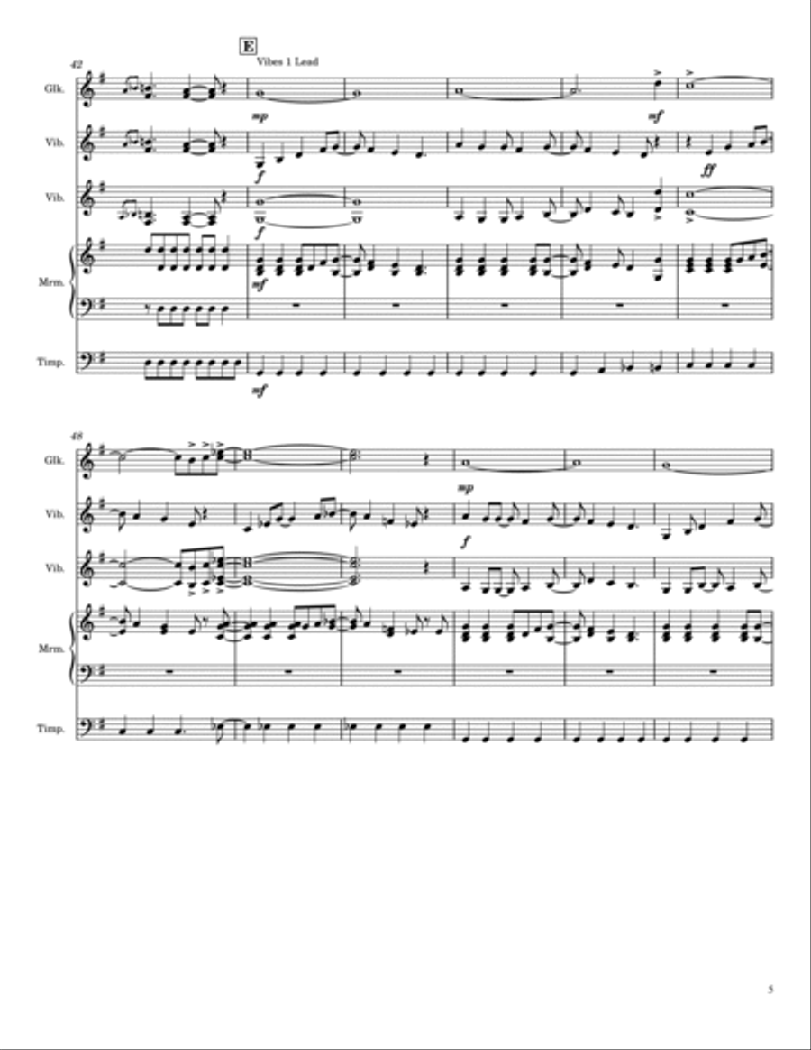 All I Want For Christmas Is You Percussion scores gallery preview page 5