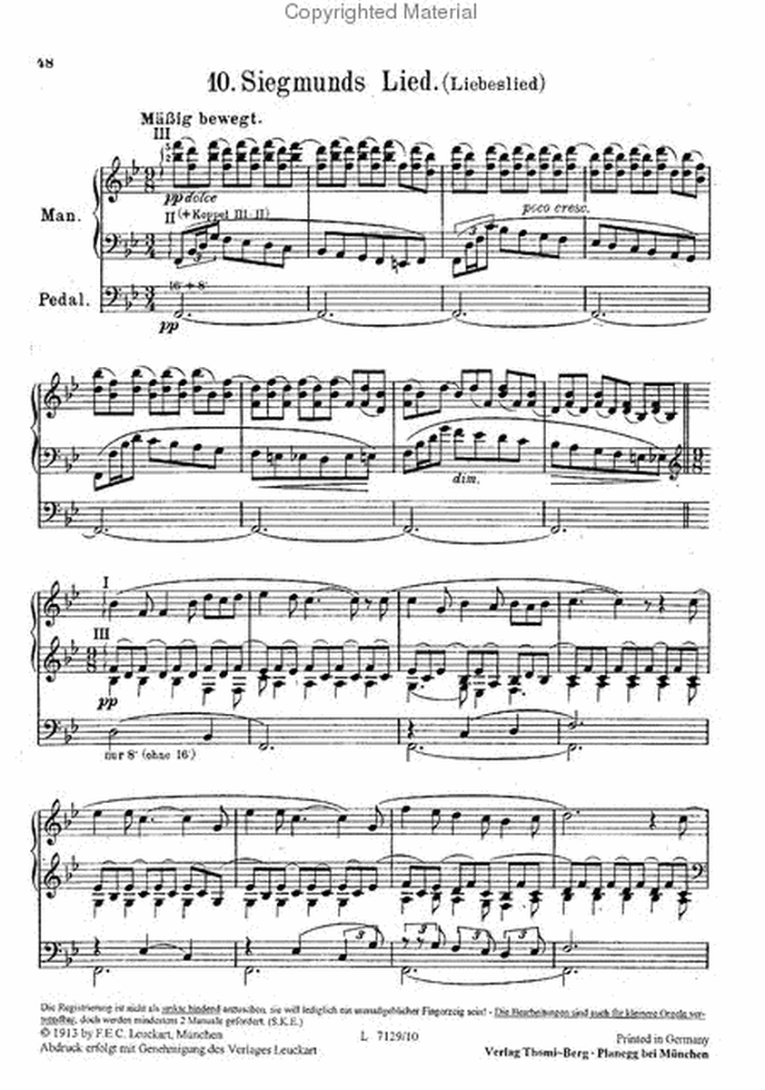 Richard Wagner Album - Nr. 10 und 11: Der Ring des Nibelungen (Siegmunds Lied (Liebeslied), Brunhildes Todesverkindigung)