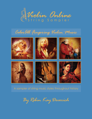 ColorAll Violin Fingering String Sampler Sheet Music
