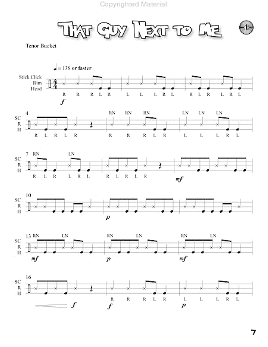 Give Me a Bucket CD scores gallery preview page 7