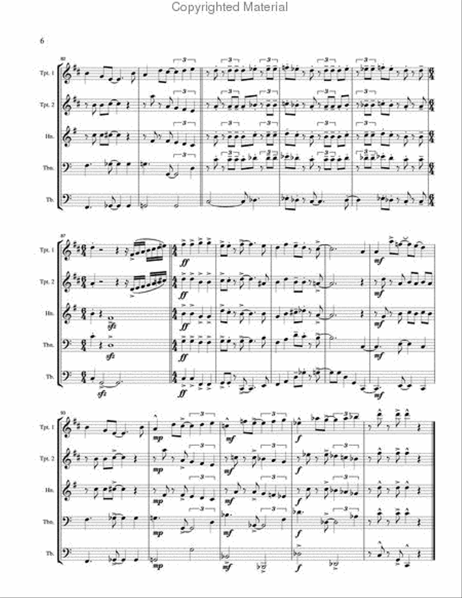 Come Again Sweet Love for Trumpet & Piano Trumpet Solo scores gallery preview page 3