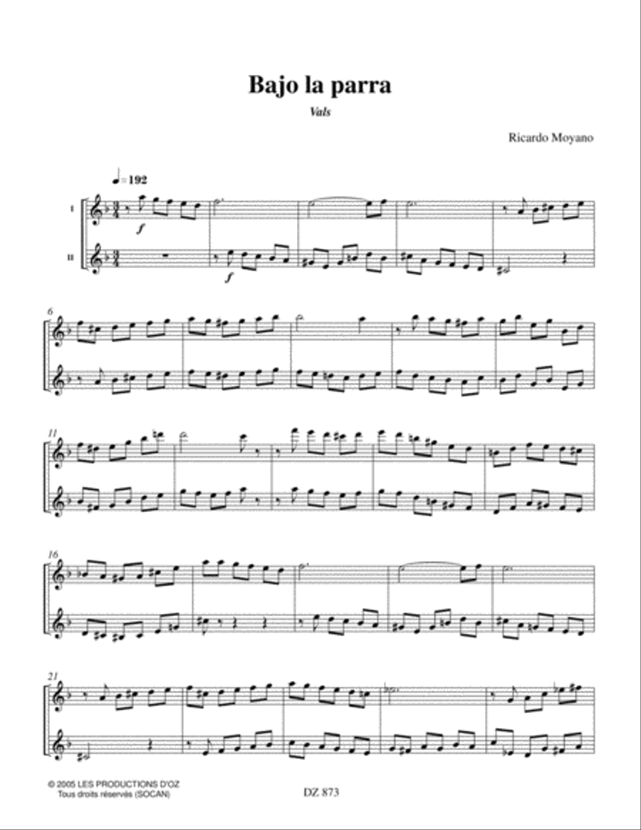 Bajo la parra, Ladino Bajo la parra, Ladino Classical Guitar scores gallery preview page 2