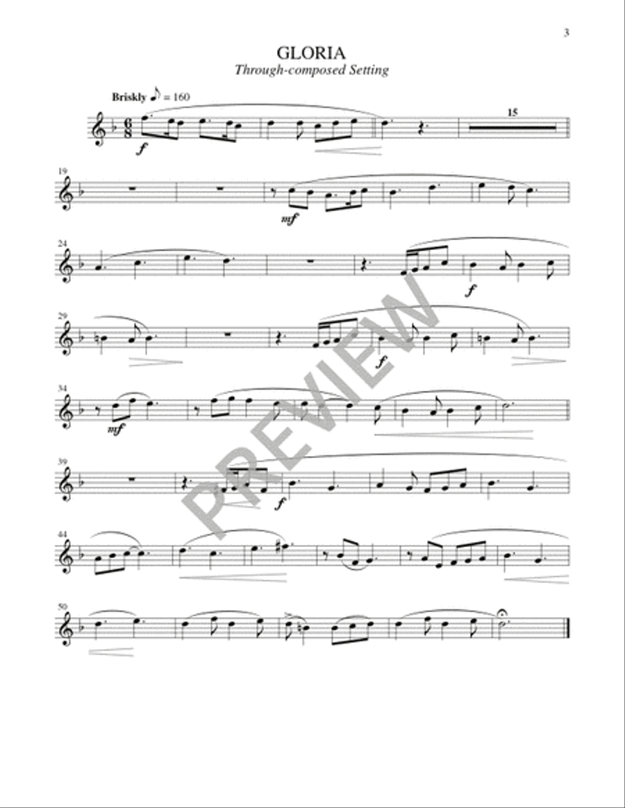 Mass of Christ, Light of the Nations - Instrument edition Flute scores gallery preview page 12