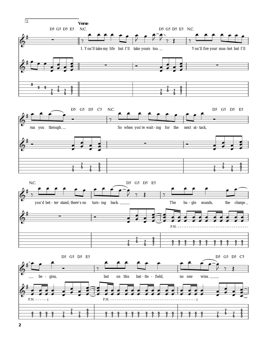 The Trooper The Trooper Electric Guitar scores gallery preview page 2