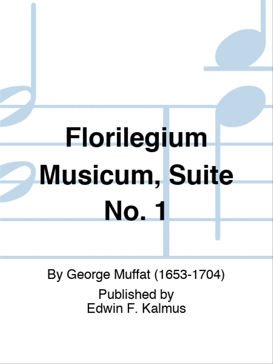 Florilegium Musicum, Suite No. 1 Set of Parts scores gallery preview page 1