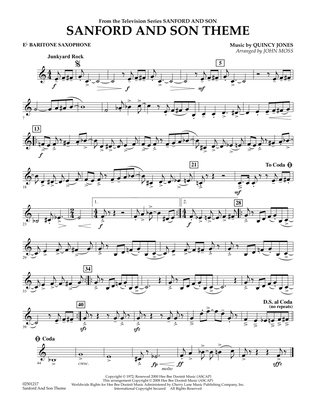 Sanford And Son Theme - Eb Baritone Saxophone