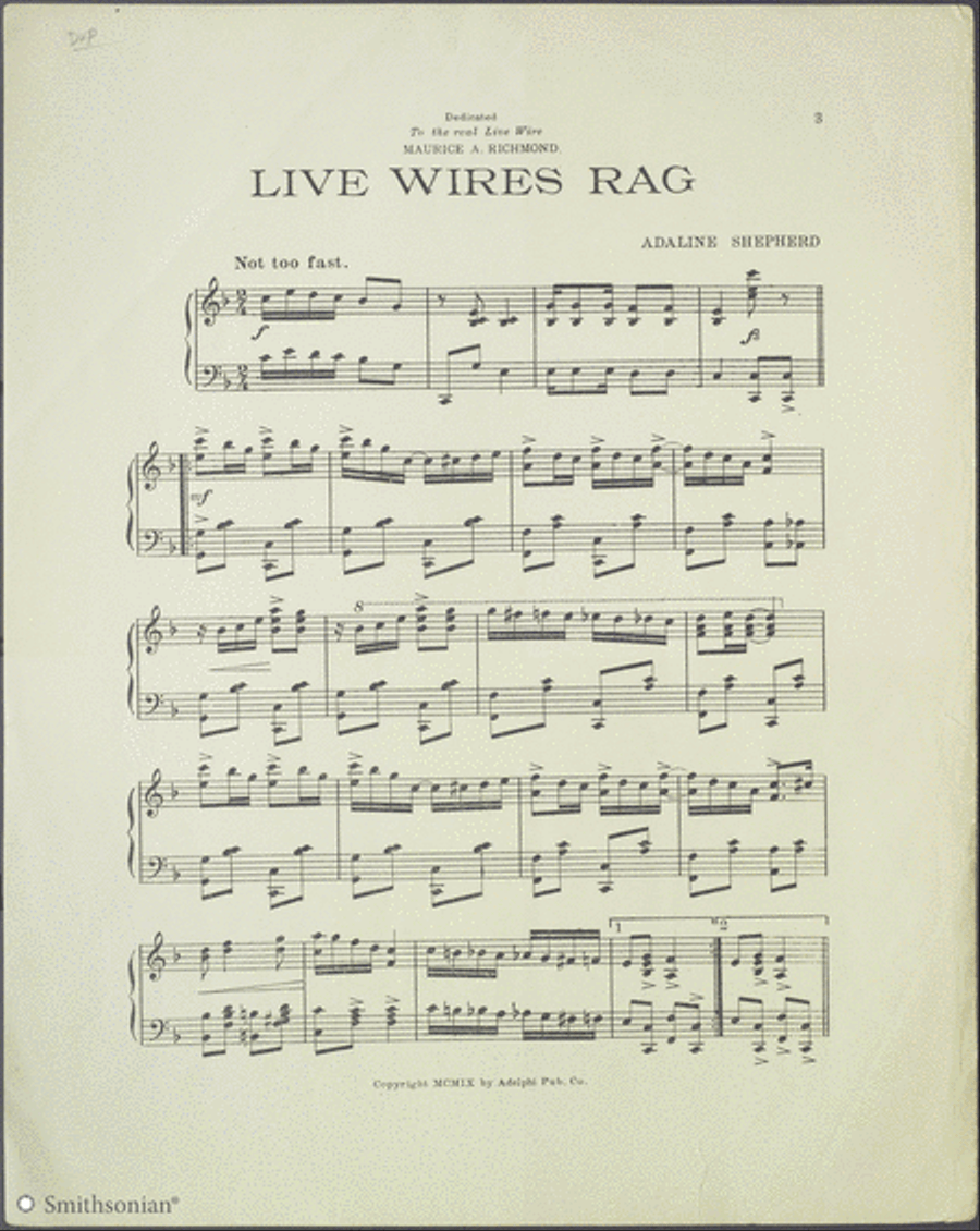 Live Wires Rag Piano Solo scores gallery preview page 2