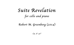 Suite Revelation for cello and piano