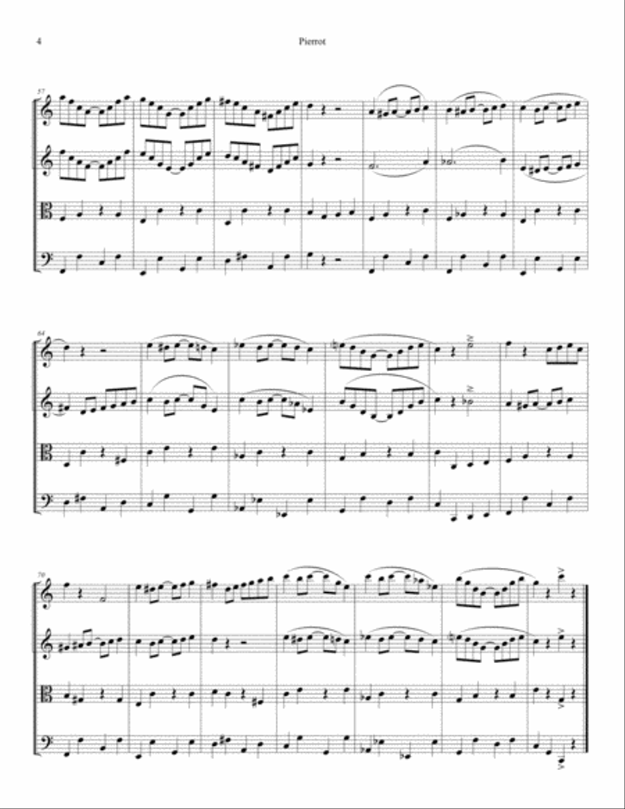 3 Rags For String Quartet String Quartet scores gallery preview page 6