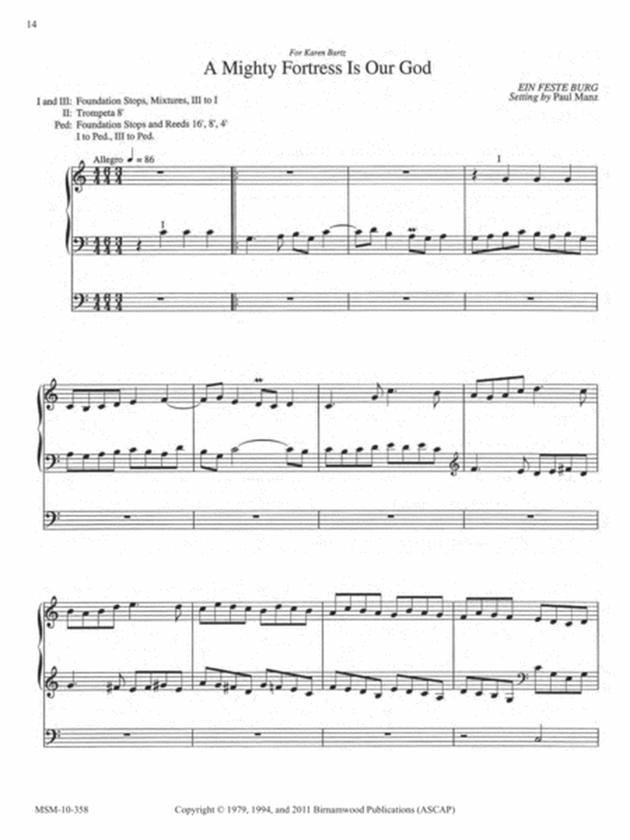 Ten Chorale Improvisations, Set 8